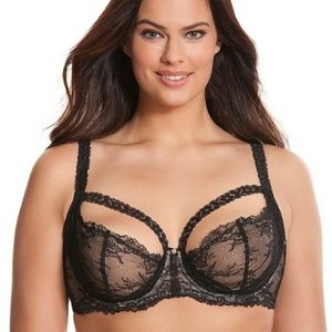 Cacique 42F strappy lace bra